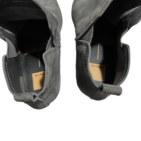 Dolce Vita Garry Suede Wedge Booties Gray Size 11 - Picture 10 of 11